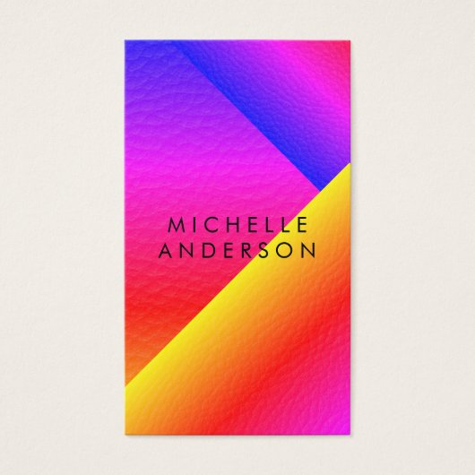Geometric Vibrant Texture Color Blocks (Front)