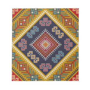 Geometric vintage classic fashion-trendy colorful notepad