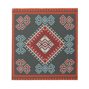 Geometric vintage classic fashion-trendy colorful notepad