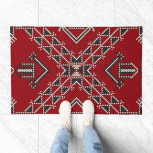 Geometric vintage fashion cute-trendy classic doormat