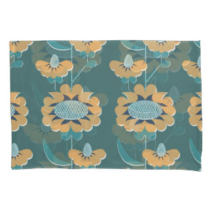 Geometric Vintage: Textile Nautical Motif Pillow Case