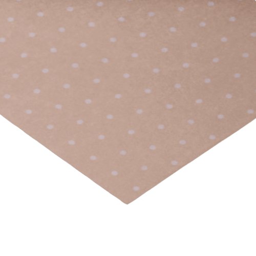 Geometric Warm Neutrals Brown Polka Dots Craft Tissue Paper