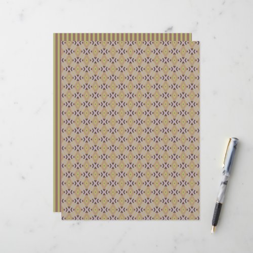 Geometric Warm Neutrals Diamonds Scrapbook Paper