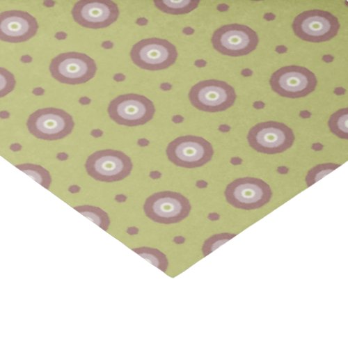 Geometric Warm Neutrals Hexagon Bullseyes Craft Tissue Paper