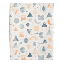 Geometric watercolor