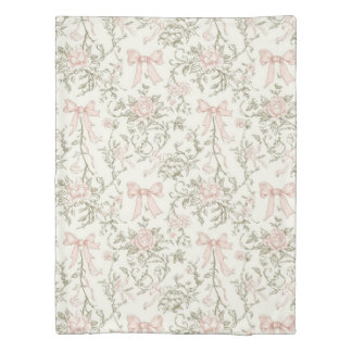 Geometric watercolor duvet cover