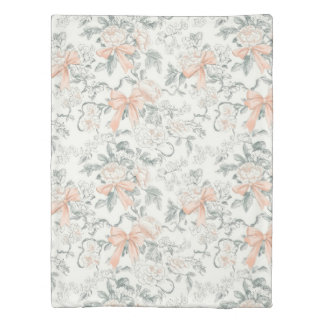 Geometric watercolor duvet cover