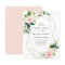 Geometric Watercolor Spring Blooms Wedding