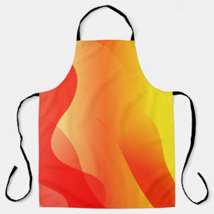 Geometric Wave Shape with Gradient Blurred Abstrac Apron