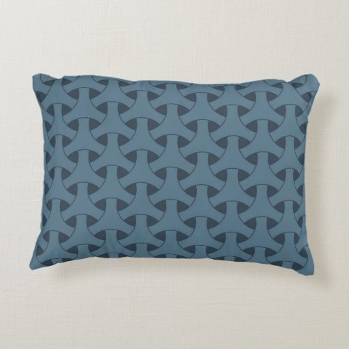 geometric wicker decorative pillow
