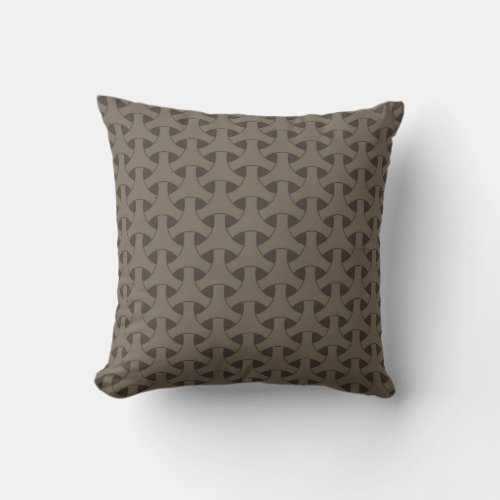 geometric wicker throw pillow