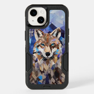Geometric Wolf Mountain OtterBox iPhone 14 Case