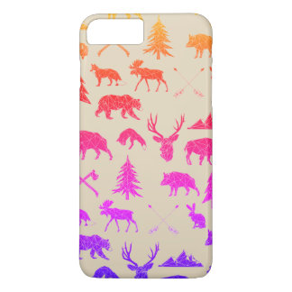 Geometric Woodland Animals | iPhone 7 Plus Case