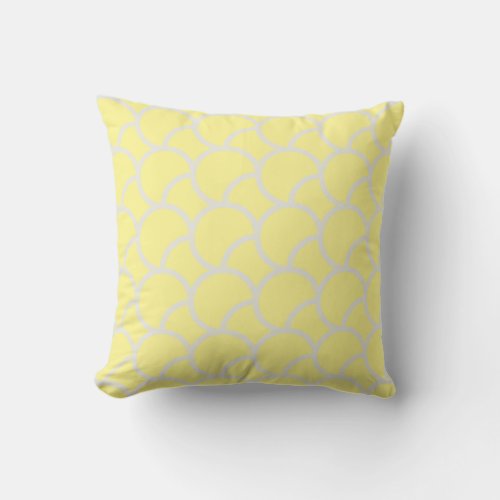 Geometric Yellow Throw Outdoor Pillow