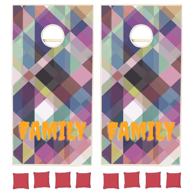 Geometric-| Zazzle_Growshop. Cornhole Set (Set)