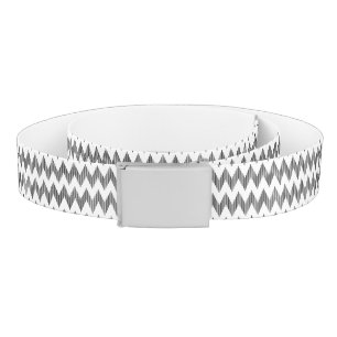Geometric zigzag pattern 2 belt
