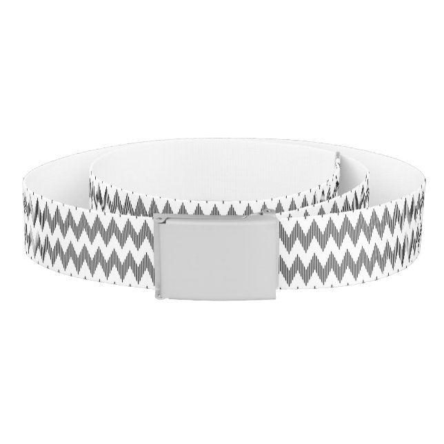 Geometric zigzag pattern 2 belt (Coil)