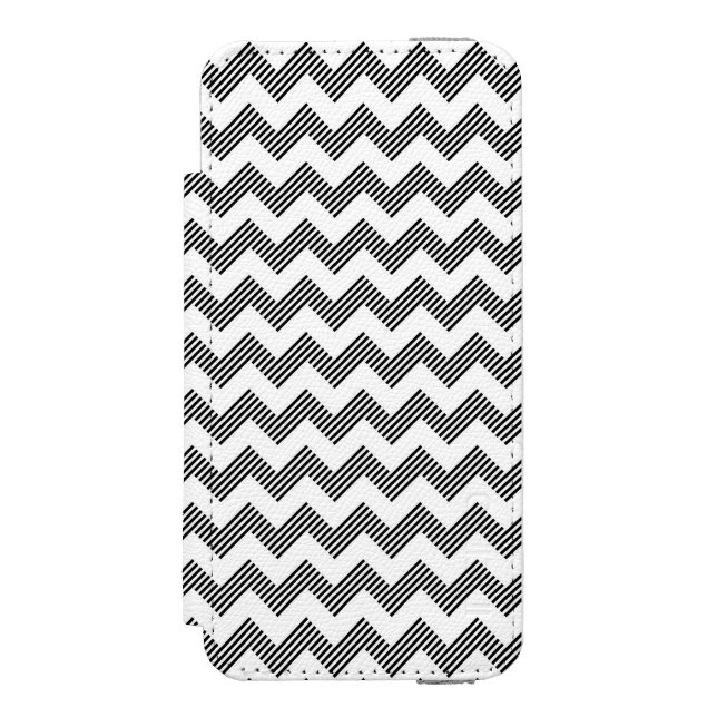 Geometric zigzag pattern 2 incipio iPhone wallet case (Folio Front)