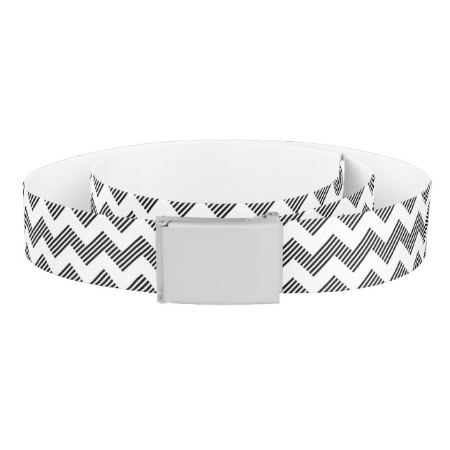Geometric zigzag pattern belt (Coil)