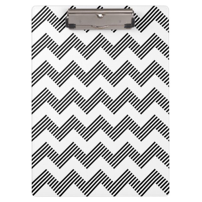 Geometric zigzag pattern clipboard (Front)