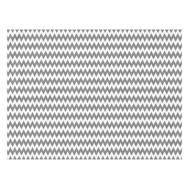 Geometric zigzag pattern tablecloth (Front (Horizontal))