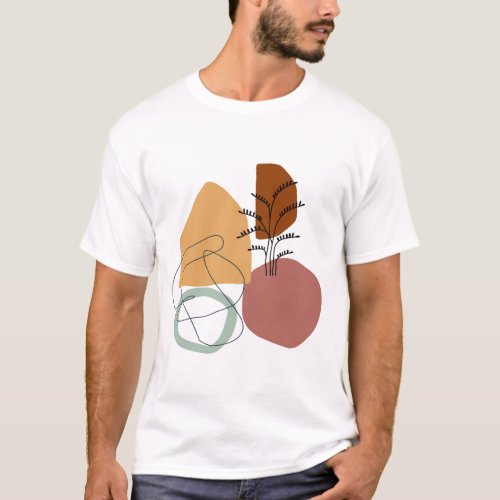 Geometricalabstractminimalmodernpastel Poster T_Shirt