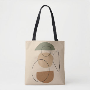 Geometrical,abstract,minimal,modern,pastel, Tote Bag