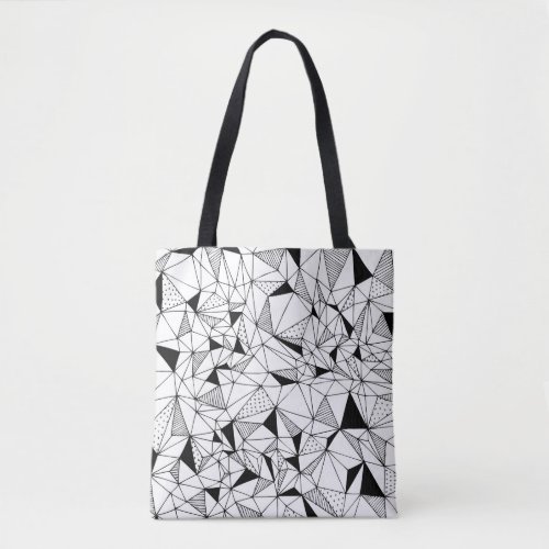 Geometrical Abstract Polygonal Background Art Tote Bag