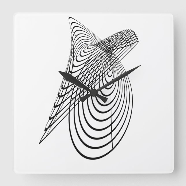 Geometrical art Clock (Front)