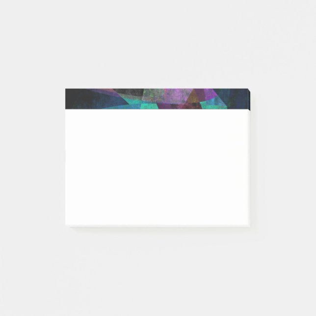 Geometrical, Colorful, Original Abstract Art Post-it Notes (Front)