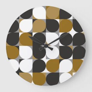 Geometrical Creativity: Seamless Pattern Design Large Clock