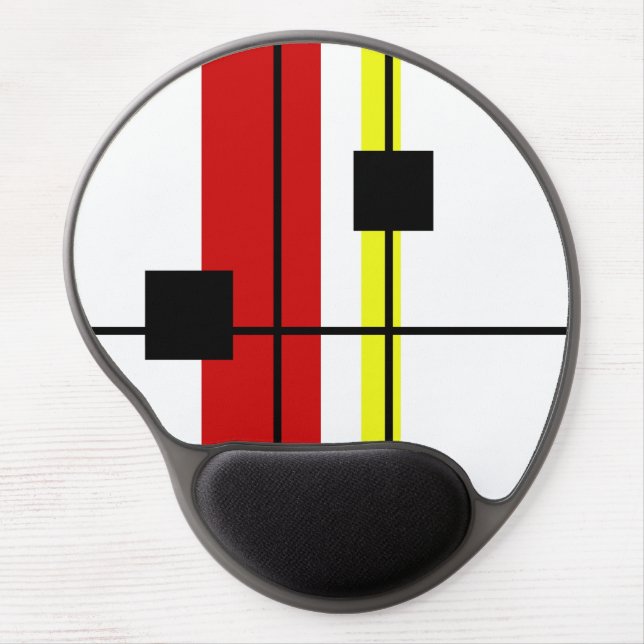 Geometrical design gel mouse pad (Front)