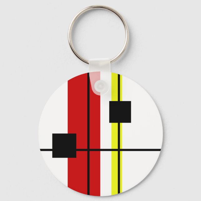 Geometrical design keychain (Front)