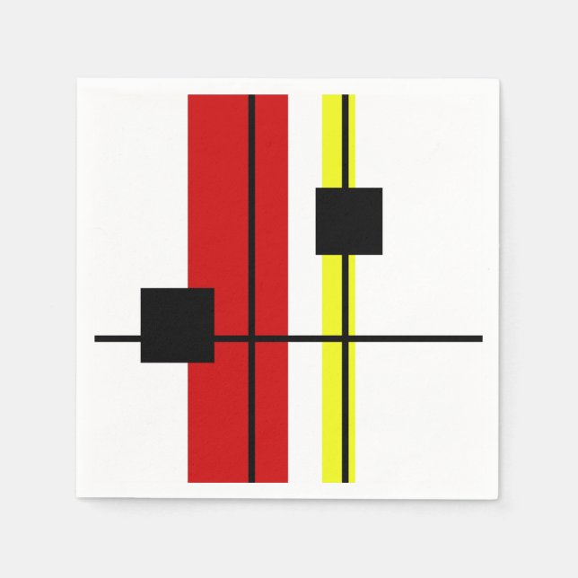 Geometrical design napkins (Front)