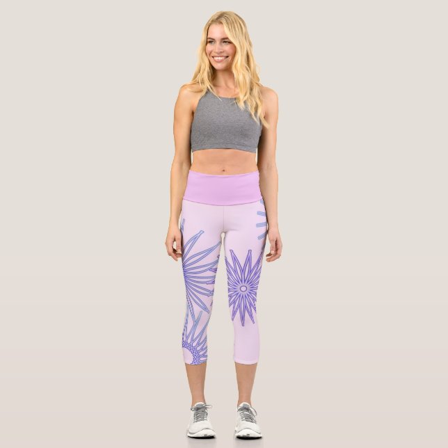 Geometrical design shape capris (Front)
