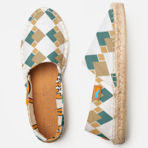 Geometrical Fall Cubic Squares Espadrilles