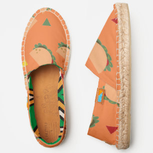 Geometrical Foodie Taco Fun Espadrilles