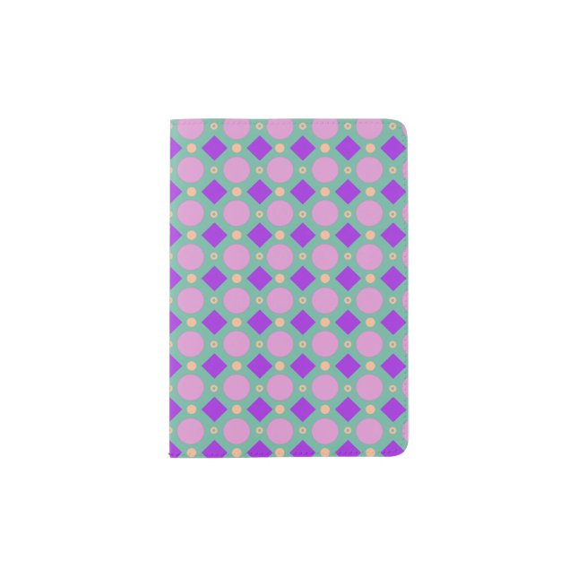 Geometrical Medley Passport Holder (Front)