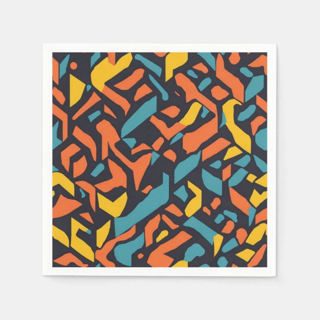 Geometrical pattern napkins (Front)