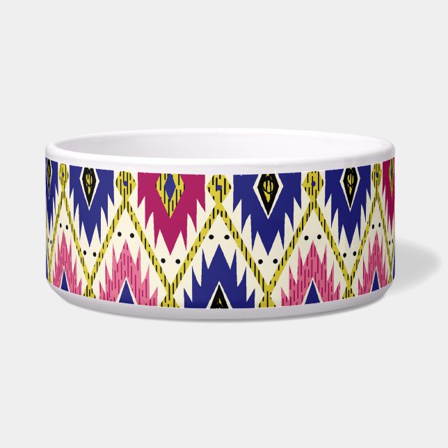 Geometrical Patterns: Traditional Textile Illustra Bowl (Front)