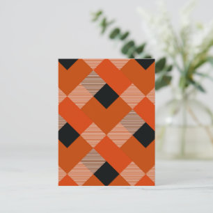 Geometrical Square Abstraction 12 Postcard