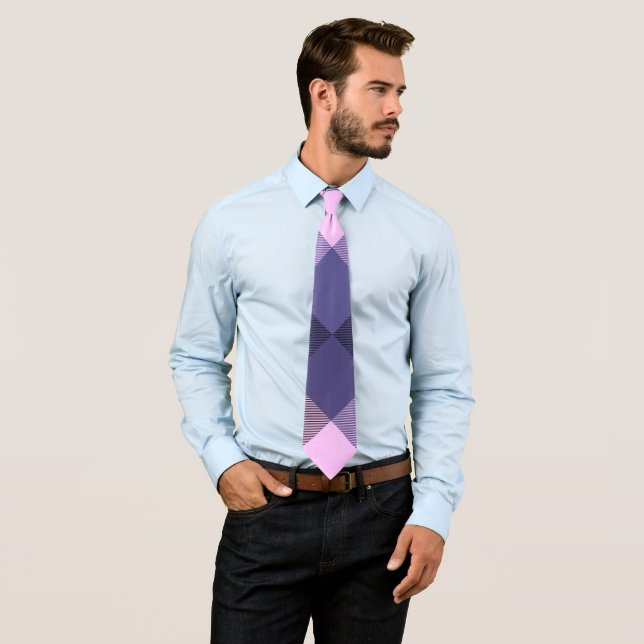 Geometrical Square Abstraction 14 Neck Tie (In Situ)