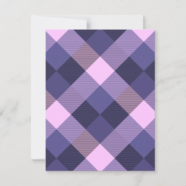 Geometrical Square Abstraction 14 Note Card (Front)