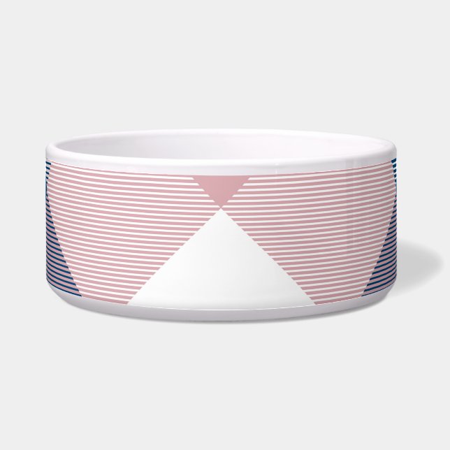 Geometrical Square Abstraction 1 Bowl (Front)