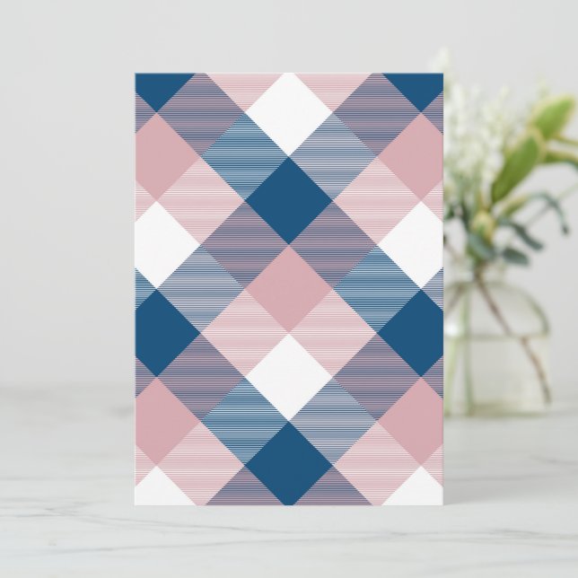 Geometrical Square Abstraction 1 Card (Standing Front)
