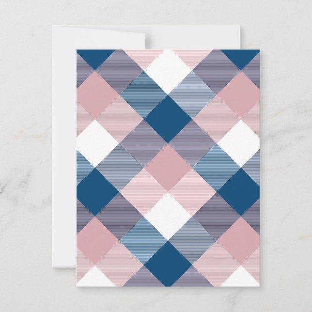 Geometrical Square Abstraction 1 Note Card (Front)