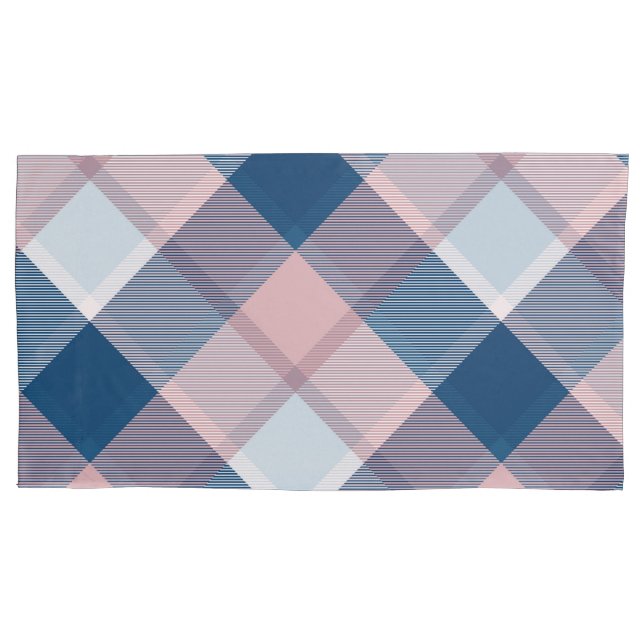 Geometrical Square Abstraction 1 Pillow Case (Front)
