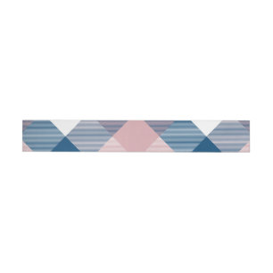 Geometrical Square Abstraction 1 Wrap Around Label