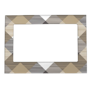 Geometrical Square Abstraction 2 Magnetic Frame