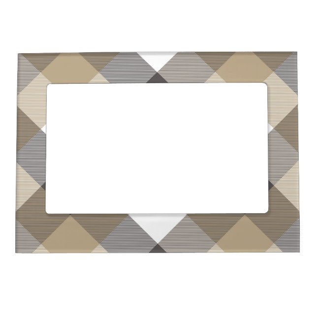 Geometrical Square Abstraction 2 Magnetic Frame (Front)